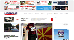 Desktop Screenshot of novine.ca